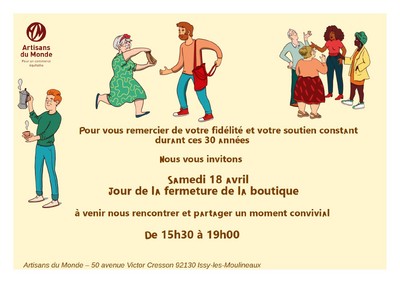 Fermeture de la boutique Issy-les-Moulineaux